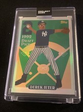 Topps PROJECT 2020 #356 1993 Derek Jeter by Keith Shore🌈  RAINBOW FOIL 🌈