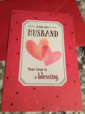 Valentine's Day For My Husband A Blessing Large Hallmark