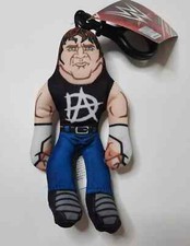 Dean Ambrose WWE Wrestler Plastic Keychain Mini Stuffed Hang Belt Backpack Clip