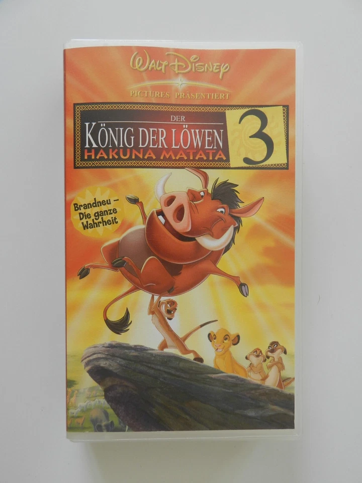 VHS Video Kassette Der König der Löwen 3 Hakuna Matata Walt Disney Kinderfilm + - Bild 1 von 1