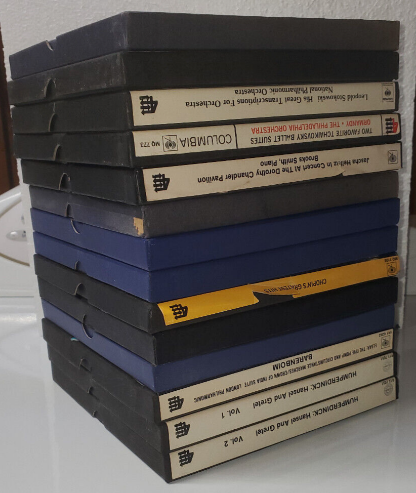 14 Vintage Concert Symphony Classical Etc. R2R Tapes ALL 7 1/2 IPS Must