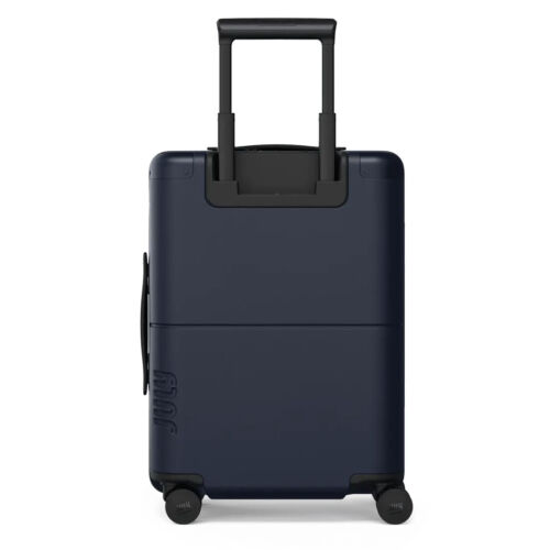 JULY Bagaglio Trasporto Classico Navy Hard Shell Silenzioso Ruote Telescopiche TSA Lucchetto - Foto 4 di 11