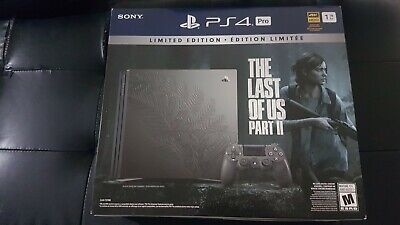 Sony PS4 Playstation 4 Pro 1TB The Last of Us Part 2 Limited