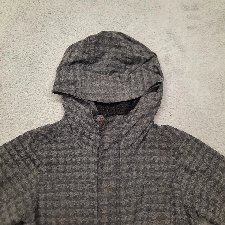 686 Manual Snowboard Jacket Women Size Medium Grey Full Zip Hooded Insulated - Image 3 of 4