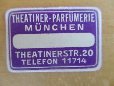 (10167) Kleine Reklamemarke - Theatiner-Parfümerie München