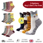 Buy 1 Get 1 Free! CUQOO Thermal Wool Socks - 9 Pairs for Women, Soft & Warm