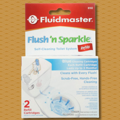 8300P8 Flush 'n Sparkle Automatic Bleach Toilet Bowl Cleaning System