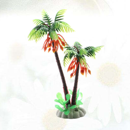  6 PCS Künstliche Kokospalme Mini Tropische Aquarium Baum Schmücken Miniatur - 第 1/18 張圖片