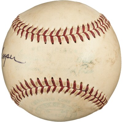 バリー・ボンズ サインボール PSA/DNA 認証 Spectacular Thurman Munson Single Signed Baseball w