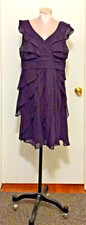Women's Dark Purple Sleeveless Party/Cocktail/Prom Dress Size 18
