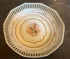 Beautiful, Early 19th Century, Hand-painted Dresden Bowl. 8 Inch Diameter