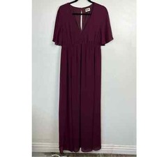 Show Me Your MuMu Empire Waist “Emily” Bridesmaid Dress Size L