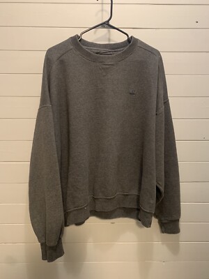 Sweat Vintage Col Rond STARTER Pro80 Poids Lourd Taille M Gris - Occasion Très Bon état