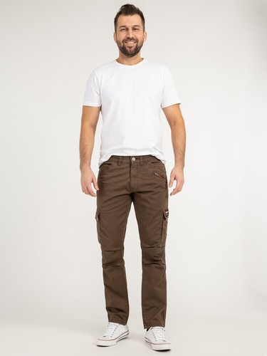 Cargohose Herren Outdoor Arbeitshose Rock Creek H-398 Cargo Hose Taschen NEU - Picture 5 of 9