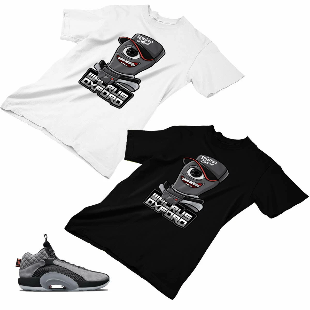 Jordan 35 Smoke Grey Matching Custom Designed T shirt / hoodie JD 32-2-17 |  eBay