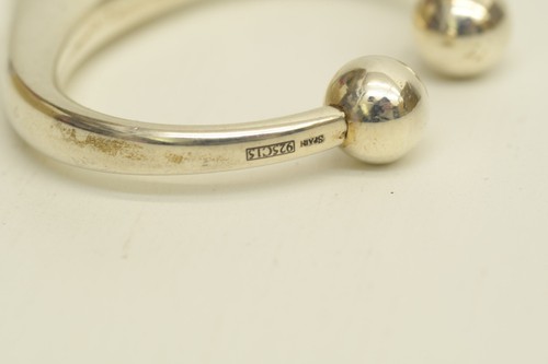 Authentic Cartier C Decor Logo Sterling Silver 925 Ball Tip Charm Accessory - Picture 3 of 11