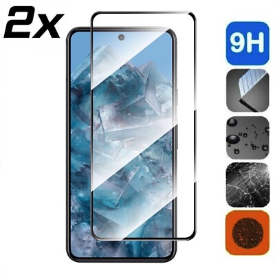 2x Panzerfolie aus Echtglas / Display Schutzglas 9H Hartglas für Google Pixel 9