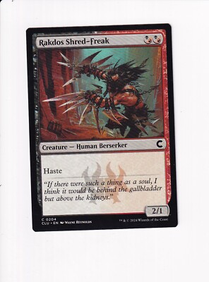 MAGIC THE GATHERING MTG RAVNICA: CLUE EDITION RAKDOS SHRED-FREAK (#2)