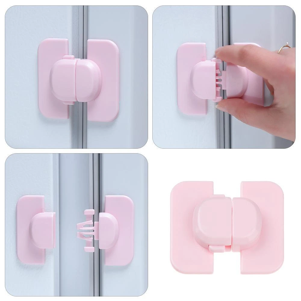 Home Toddler Kids Fridge Locks Cabinet Locks Child Lock Freezer Door Lock - Picture 1 of 14