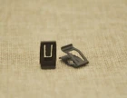 LAND ROVER DASHBOARD INSTRUMENT PANEL/FRONT CONSOLE BLACK METAL RETAINER CLIP