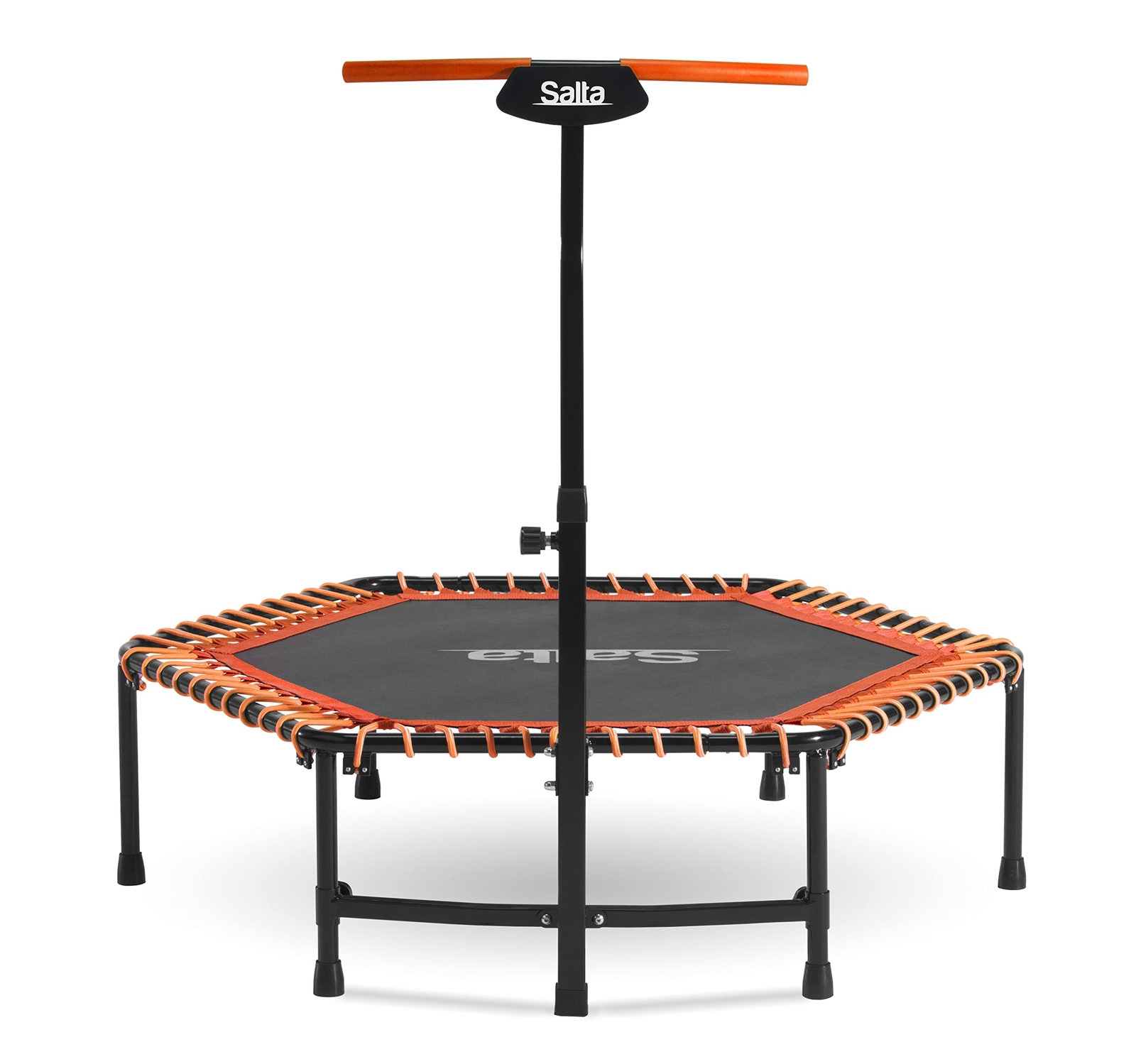 Salta Fitness - ø128cm - Indoor Trampolin - 5-Fach höhenverstellbarer Handgri...