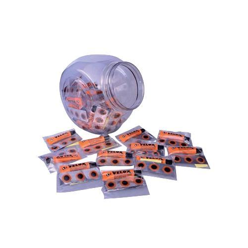 Rustines de 15mm pour pneu crevé et kit réparation vélo route de 5ml avec râpe