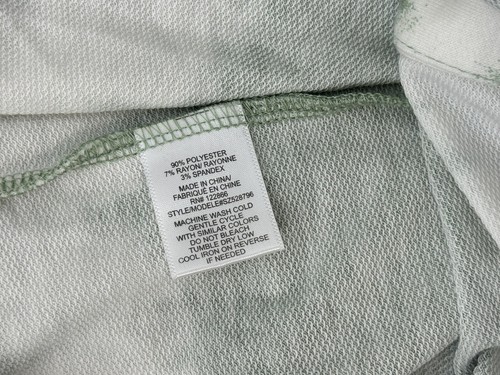 ZUNIE NWT Ivory/Sage Tie-Dye Pinafore Jumpsuit & Lettuce Edge Tee Set L/14 - Picture 4 of 11