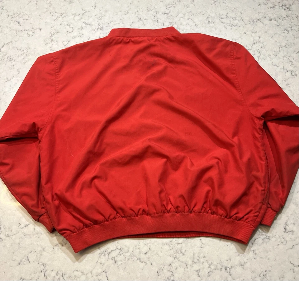 Vintage Hombre Tri Mountain Rojo Cuello Redondo Talla XL - Logo Foto 2 de 4