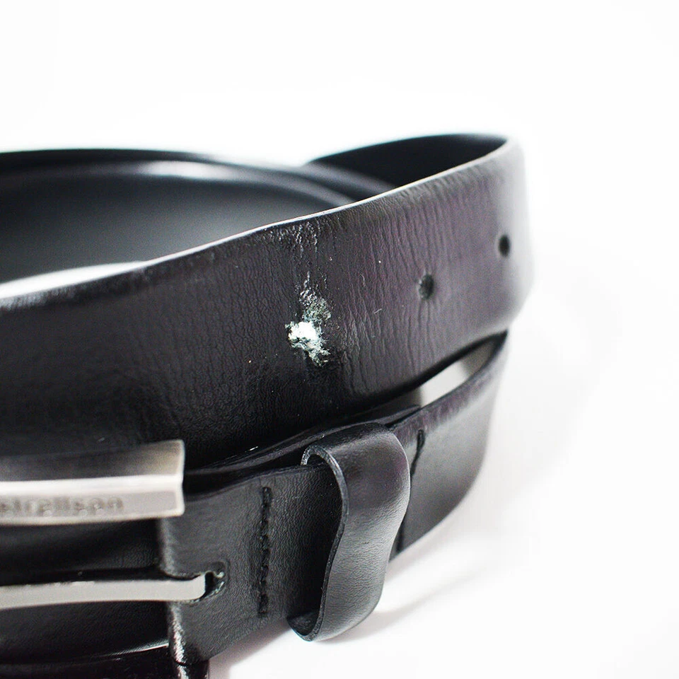 Cinturón de cuero Strellson Classic para hombre negro talla 40 - Imagen 3 de 4