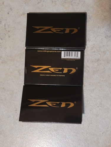 Zen Single Wide Rolling Papers 3 Packs - Picture 1 of 2
