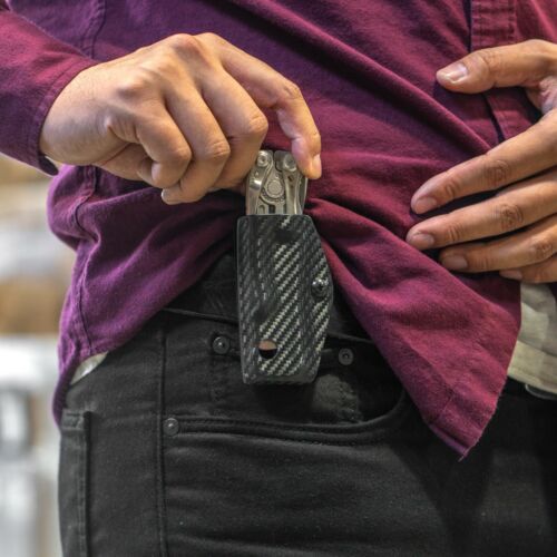 Clip & Carry Kydex Supporto guaina si adatta a LEATHERMAN SCHELETOOL Multi-Tool - MADE USA - Foto 6 di 13
