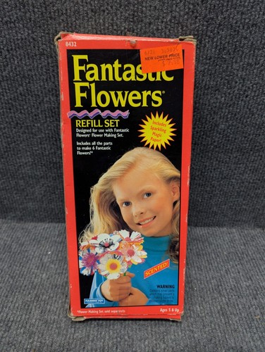 Vintage 1993 Hasbro Fantastic Flowers # 8432 Set - Used - Rare