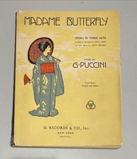 Madame Butterfly An Opera In Three Acts By G. Puccini Separate Pieces For Voice