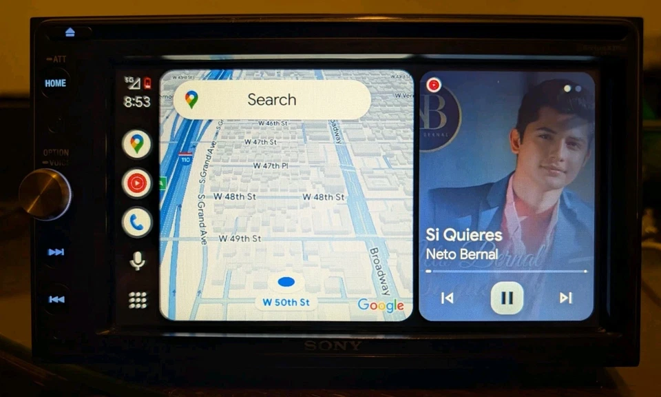 SONY Model XAV-AX200 Digital Double Din Apple Carplay Android Auto CD/Dvd 🆓 Shi - Image 2 of 4