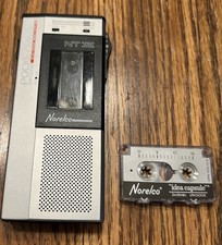VTG 1980  s Norelco NTVI Pocket Memo Executive Microcassette Recorder untested