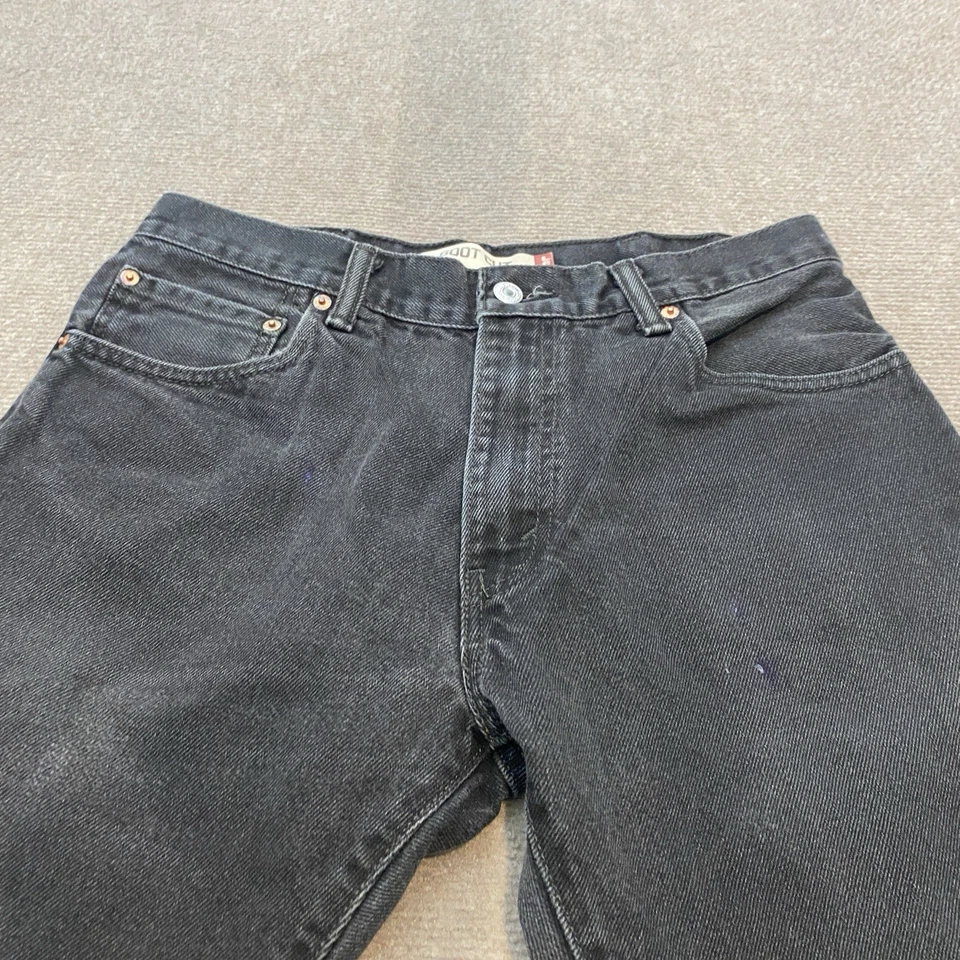 Jeans masculino vintage Levi's 527 32 serve 31x27 bootcut angustiado cowboy Rockabilly Y2K - Imagem 3 de 4