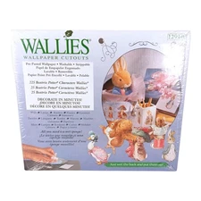 25 Wallies Beatrix Potter Peter Rabbit Bunny Wallpaper Cutouts #12910 NEW/SEALED