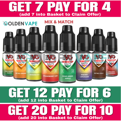 IVG Nic Salt E Liquid IVG Intense 10mg & 20mg | 50/50- Salts POD Vape Juice  10ml | eBay UK