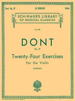 24 Exercises, Op 37 | Schirmer Library of Classics Volume 328 Violin Method