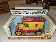 Ford 1913 Model T New Holland NH Delivert Van Ertl 1:25 Die Cast Toy Bank