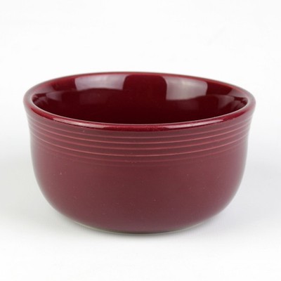 Homer Laughlin Fiesta Cinnabar Gusto Bowl, Vintage Post 1986 Maroon, 5 7/8''