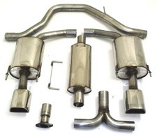 Friedrich Motorsport 70mm Auspuff Sportauspuff Duplexanlage für Opel Insignia Sp