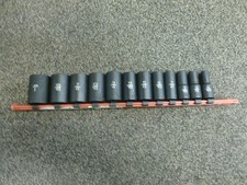 Matco Tools Sbip126v 12 Piece 38 Drive 6 Point Sae Impact Socket Set