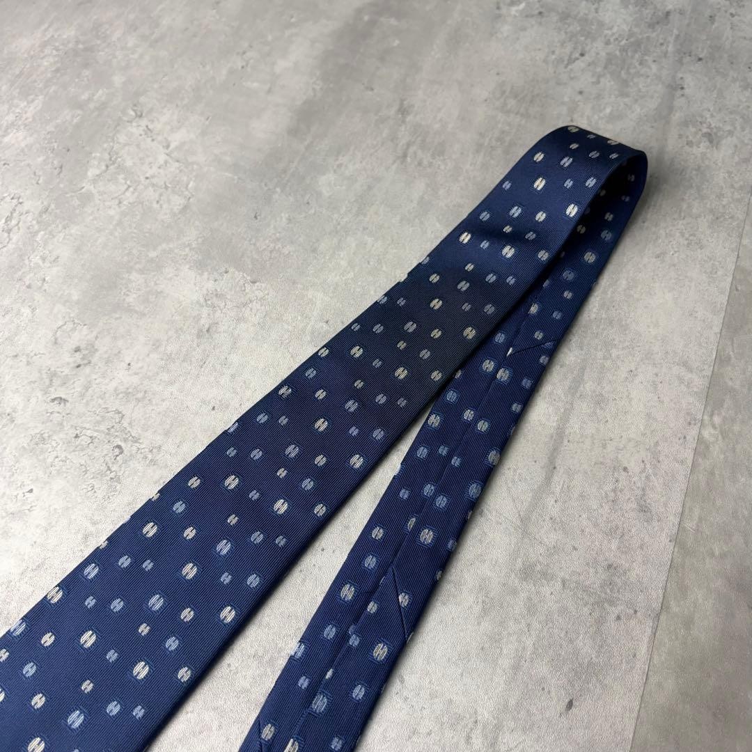 Item HERMES Jacquard H Pattern Dot Pattern Tie Na… - image 5