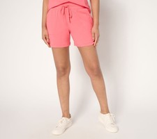 Belle by Kim Gravel Women's Pants Sz M TripleLuxe Knit " Harbor Pink A686127