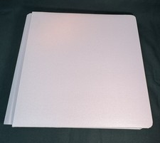 CM Creative Memories 12 x 12 Solid Pale Pink Album With 15 Pages old Style 