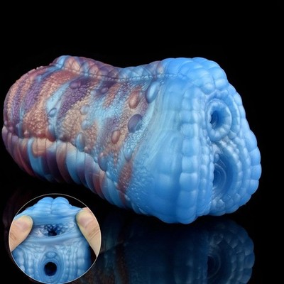 Male Stroker Fantasy Alien Dragon Masturbator Dual Channel Hole Fetish Sex  Toys | eBay