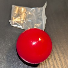 Universal Glossy Red Round Ball Shift Knob Jdm M8x1.25 M10x1.5 M10x1.25 M12x1.25