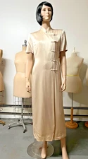 NWT Old Stock J Peterman Silk Charmeuse Suzie Wong Dress Size 10 Bust 36-7  $248