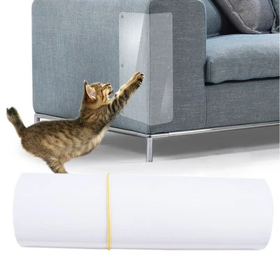 2 Pcs Katzen Kratzmatte Selbstklebend Kratzspielzeug Für Katzenspielzeug - Bild 1 von 4